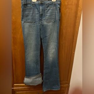 NEW WITH TAGS Veronica Beard Beverly Skinny-Flare Jeans 31 / 12